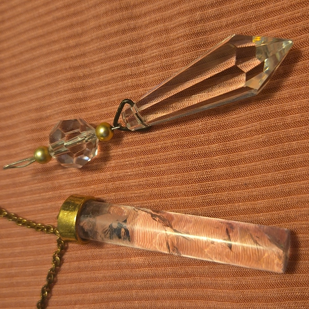 Crystal style Necklace and Pendant - Picture 2 of 4